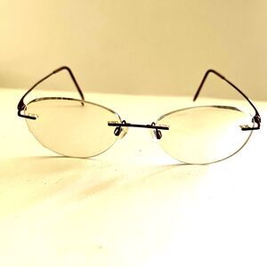 Charmont Eyeglasses CH8600 Titanium Rimless Designer Frames Only Pink 19-140